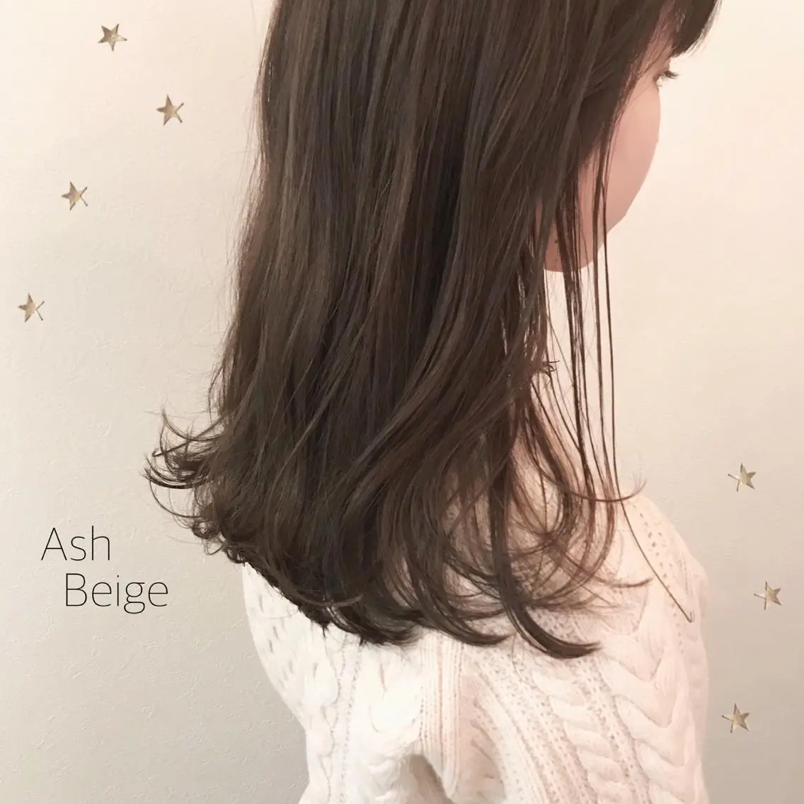 セミロング カラー 市川 千夏のヘアスタイル