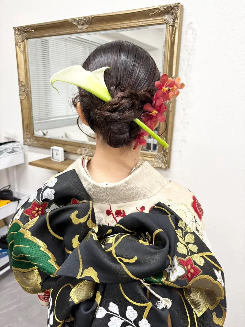 ヘアアレンジ 成人式 結婚式・ブライダル ヘアサロン ミカヅキのヘアスタイル