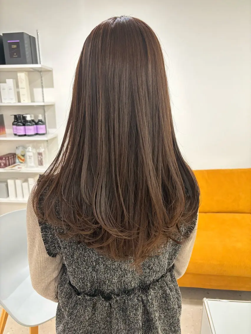 ロング カラー カット ヘアカラー トリートメント 似合わせ美髪ヘア✨ 天王寺．阿倍野🌈のヘアスタイル