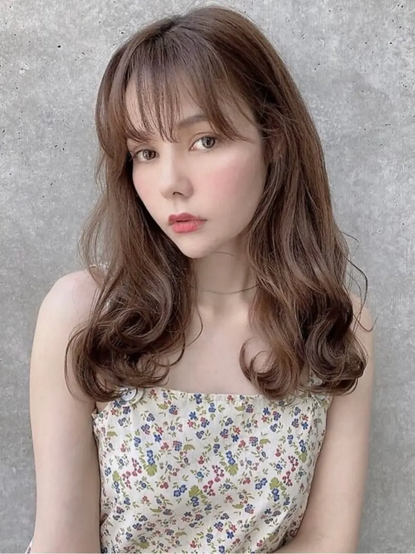 【当日限定】前髪カット+フルカラー+トリートメントの写真