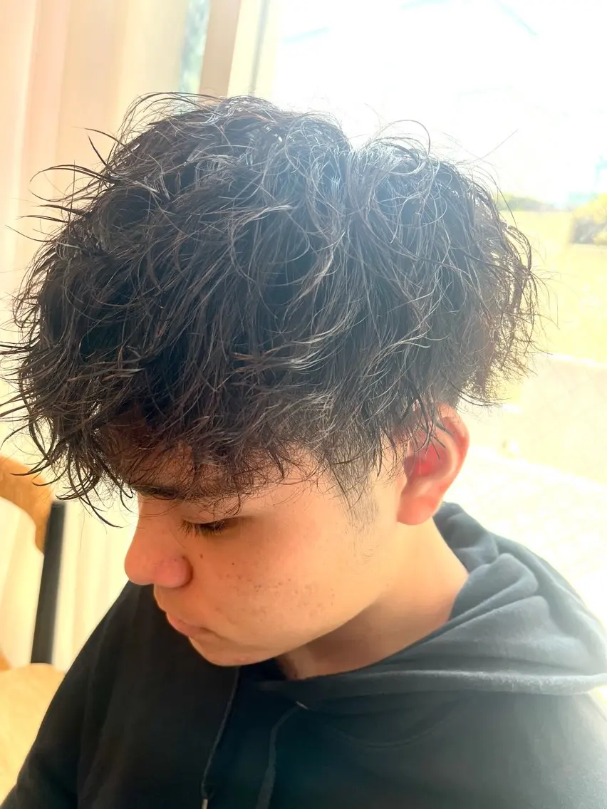 メンズ限定♪カット+特殊パーマ(ツイスト、波巻き)の写真