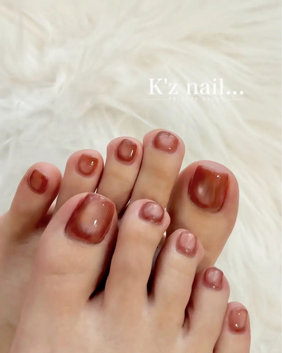 【フット/マグネット】足元から輝くマグネットワンカラー🦶初回¥6500→¥5500(オフ込み)の写真