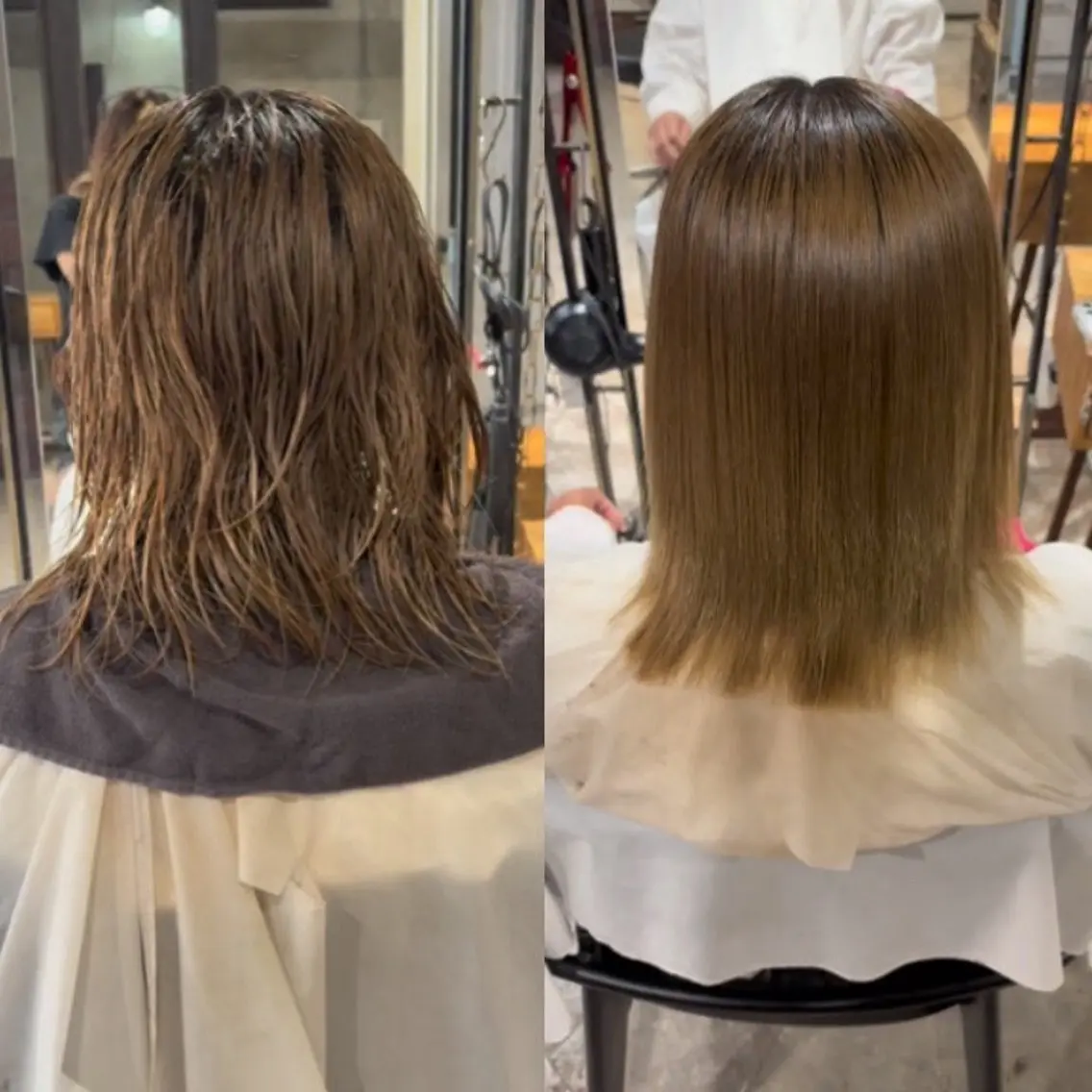 ブリーチ矯正美髪矯正 ✨オオエタクミのヘアスタイル