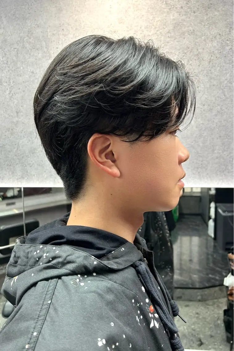ショート カラー メンズ カット ヘアセット メンズスタイリスト 前田雄輝のヘアスタイル