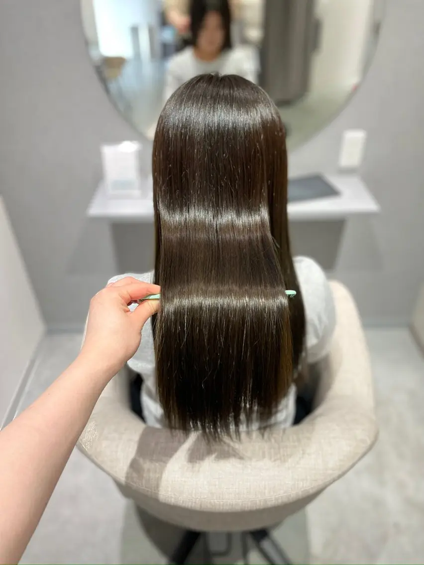 ロング ヘアカラー ヘッドスパ ince hair/ miraiのヘアスタイル