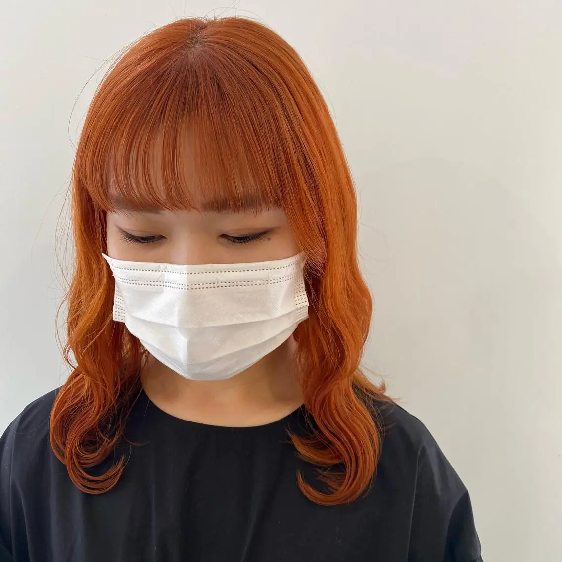 セミロング カラー Okamura Chisatoのヘアスタイル