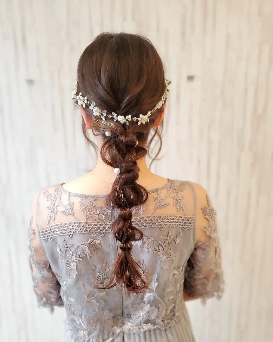 ✨結婚式✨お呼ばれヘアアレンジの写真