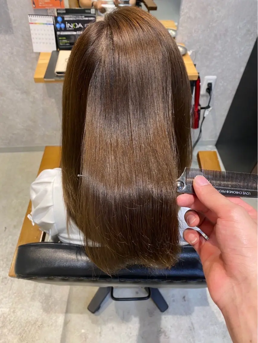 カラー ✨髪質改善✨ 壱成✂️のヘアスタイル