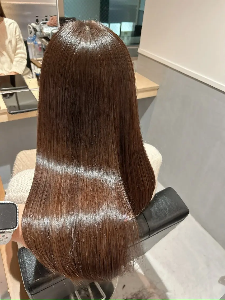 ロング カラー カット ヘアカラー トリートメント 岩倉 諒のヘアスタイル