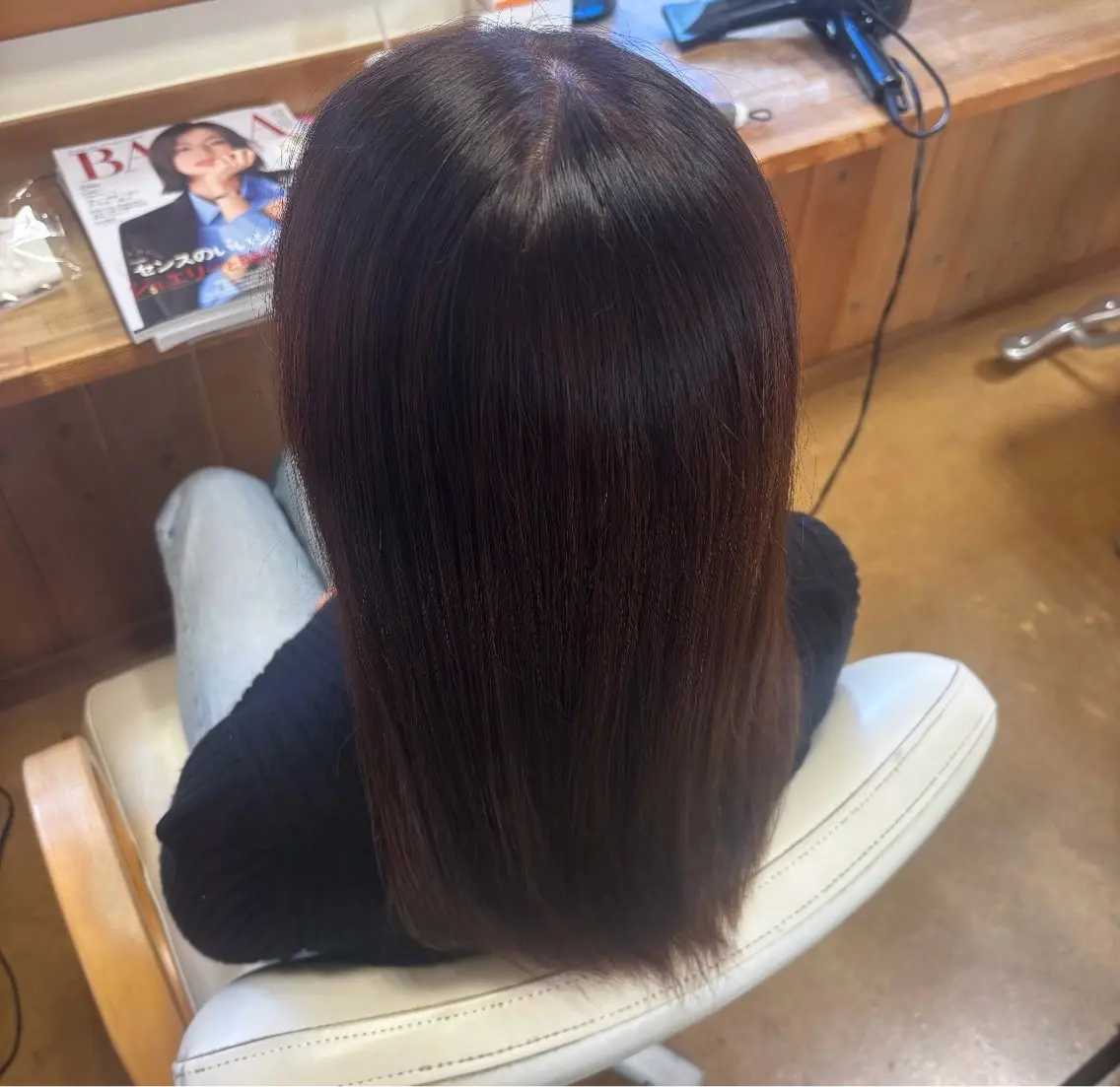カラー Beam 深澤のヘアスタイル