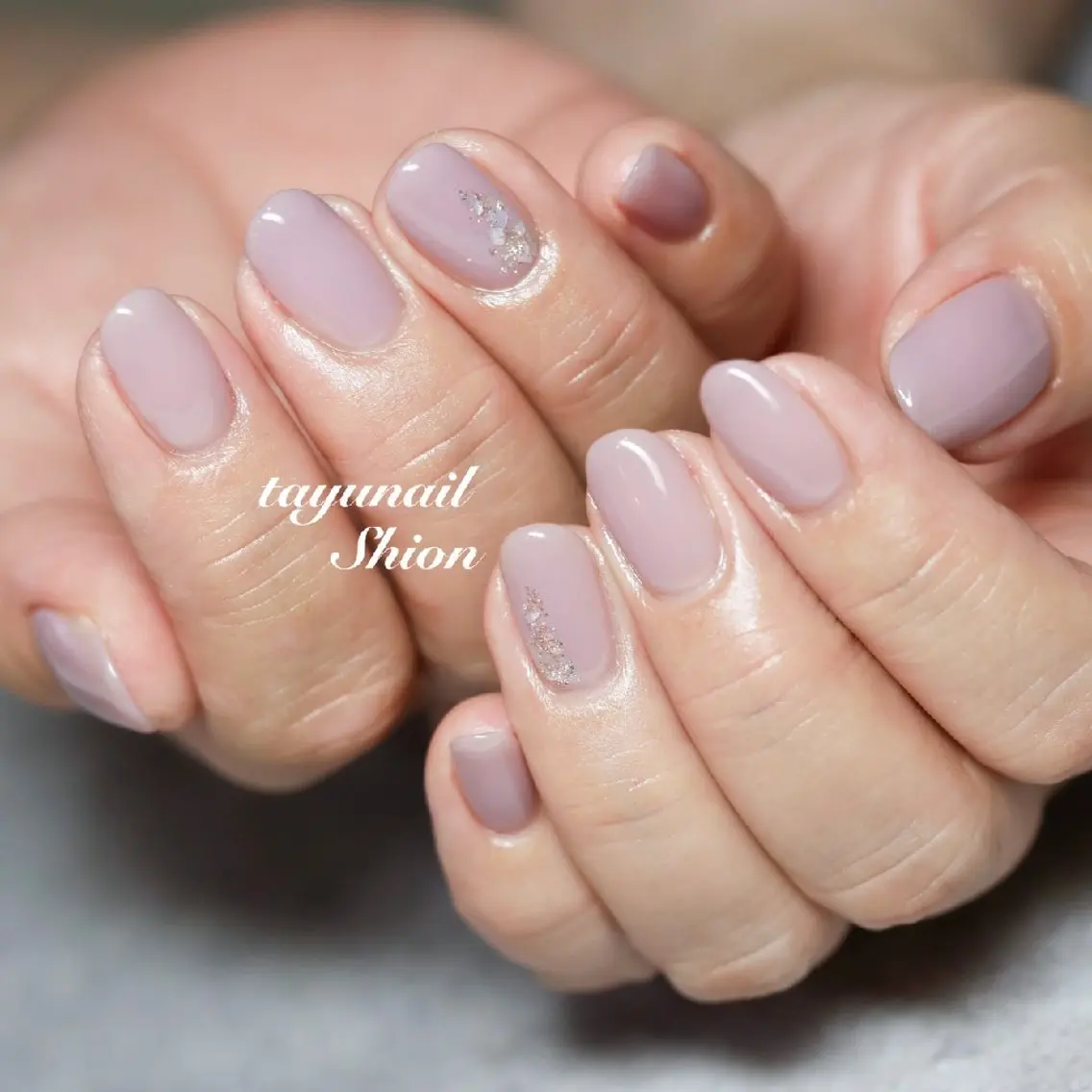 ネイル ジェルネイル ワンカラーネイル パラジェル シンプルネイル ネイルサロン 【たゆnail】のネイルデザイン