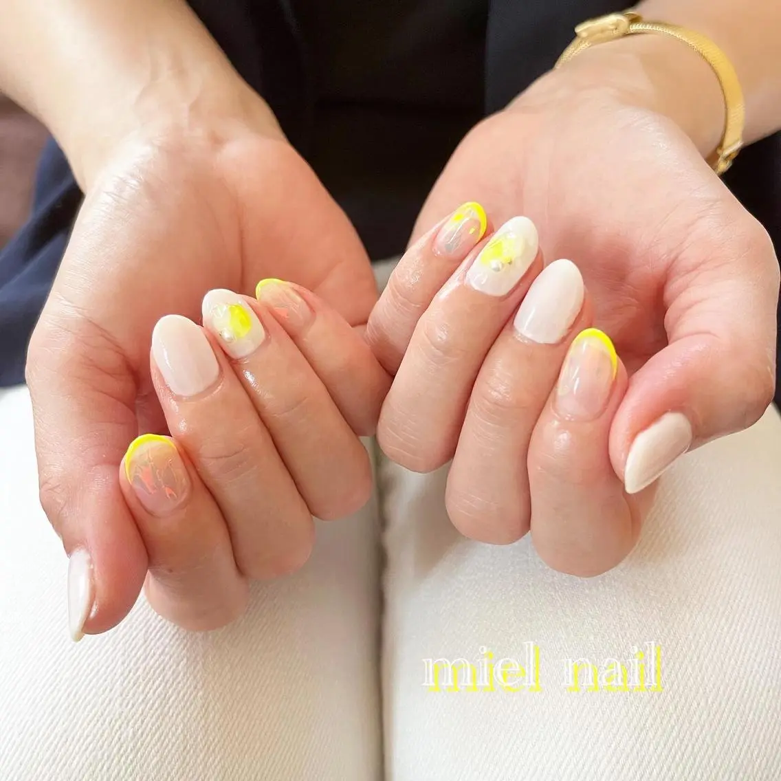 オフなし！miel original 定額デザイン①♡アートもデザインも凝ったデザインネイル♪の写真
