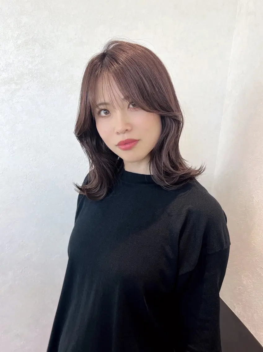 ミディアム カラー 🖤複雑履歴ブリーチ Mizuki 🖤のヘアスタイル