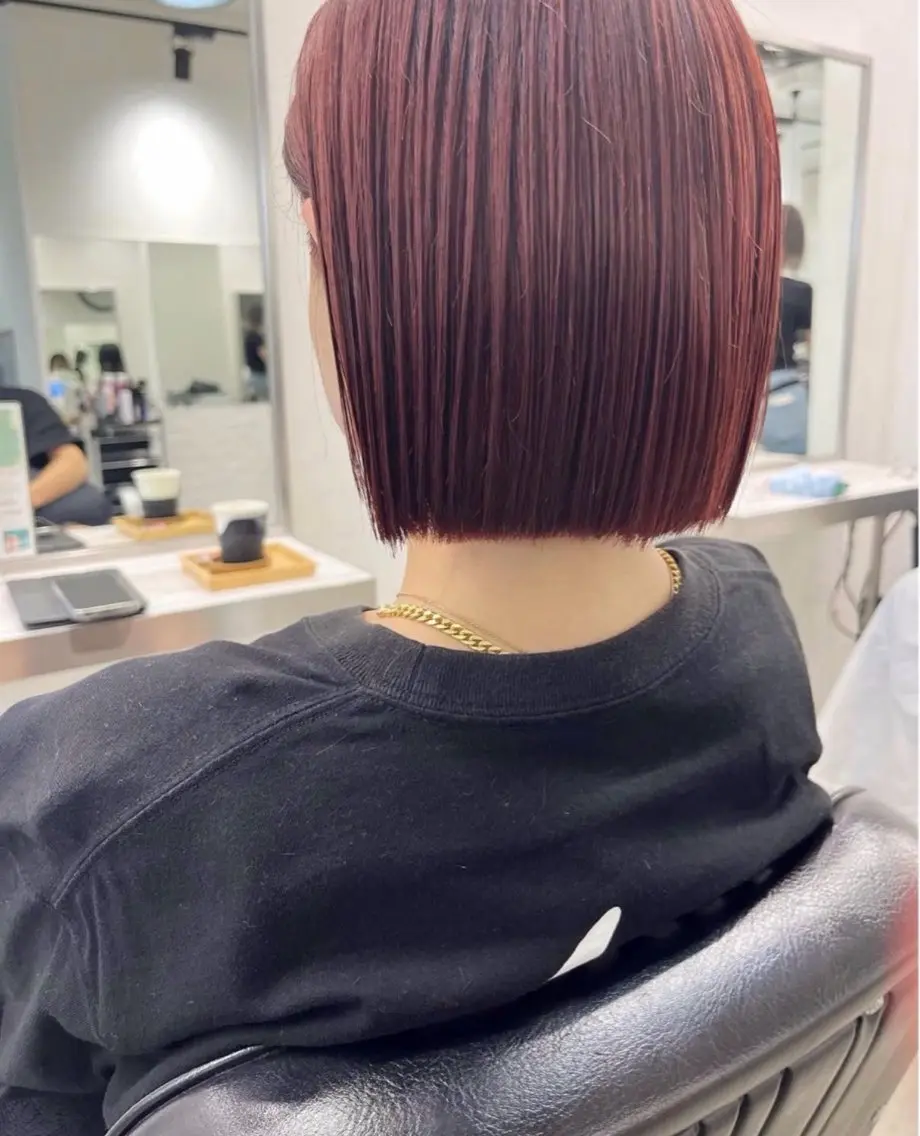 ショート ヘアカラー ワンカラー/ WARPミユのヘアスタイル