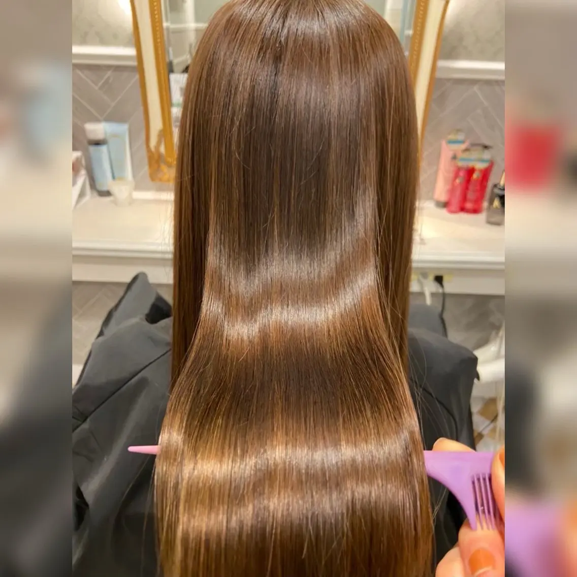 ロング 髪質改善 ロング カット 縮毛矯正 トリートメント レイヤー/艶感カラー /メンズ/KOSEIのヘアスタイル