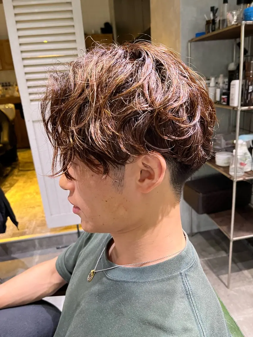 パーマ メンズ メンズパーマ スパイラルパーマ カット パーマ UMM daichi メンズパーマのヘアスタイル