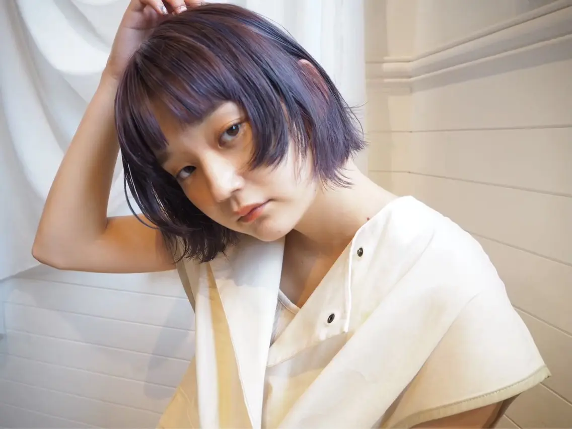 ミディアム 具志 優林亜のヘアスタイル