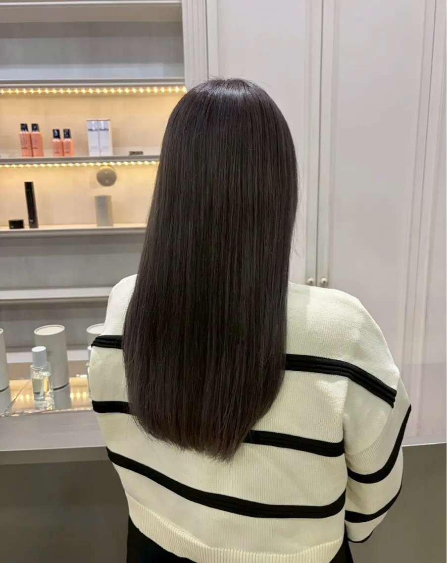 カラー 透明感カラー yuiのヘアスタイル