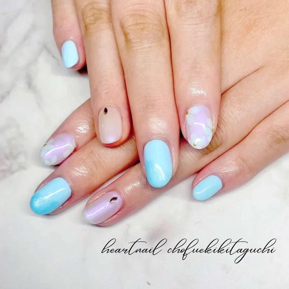 ネイル ハンドネイル 💎Heart Nail💎のネイルデザイン