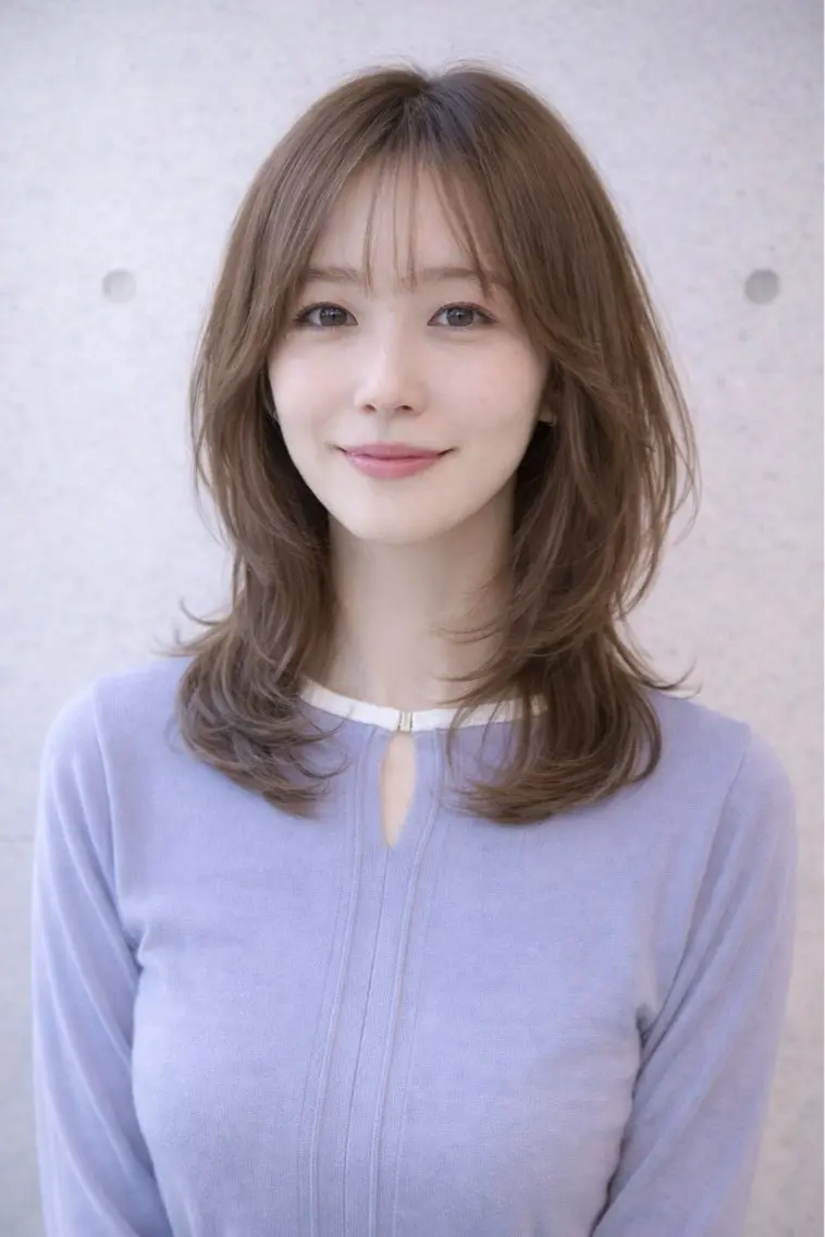 セミロング カラー terra✂️ 佐伯 尚哉のヘアスタイル