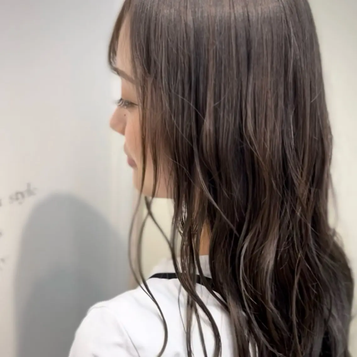似合わせカット+透明感カラー+Aujua （4step）TRの写真