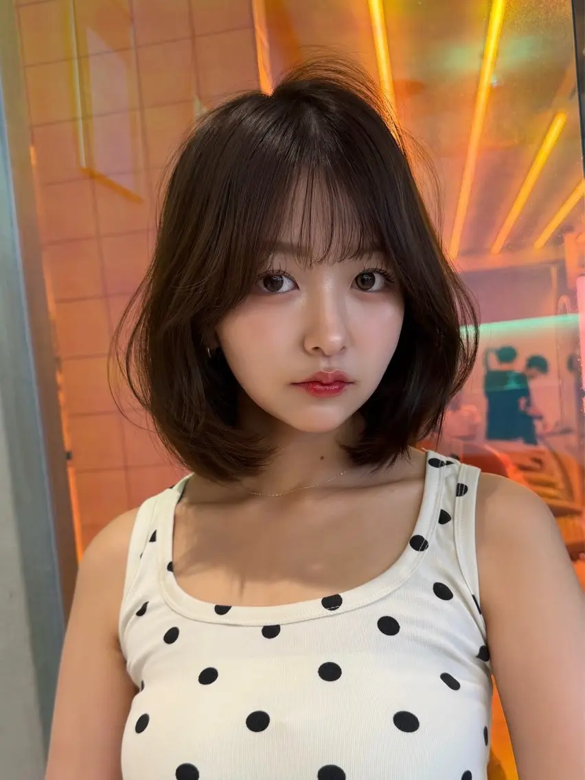 ミディアム カラー カット ヘアカラー トリートメント 🍀小川大輔🍀 ボブ/ブリーチ🥇のヘアスタイル