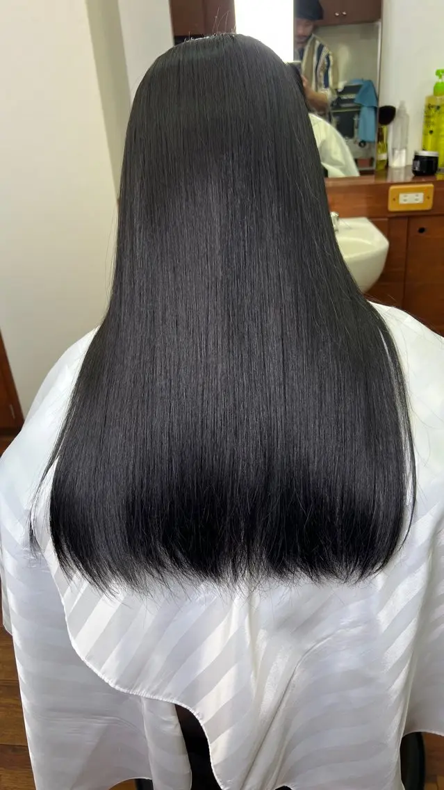 ロング トリートメント 縮毛矯正 トリートメント コウ チホウのヘアスタイル