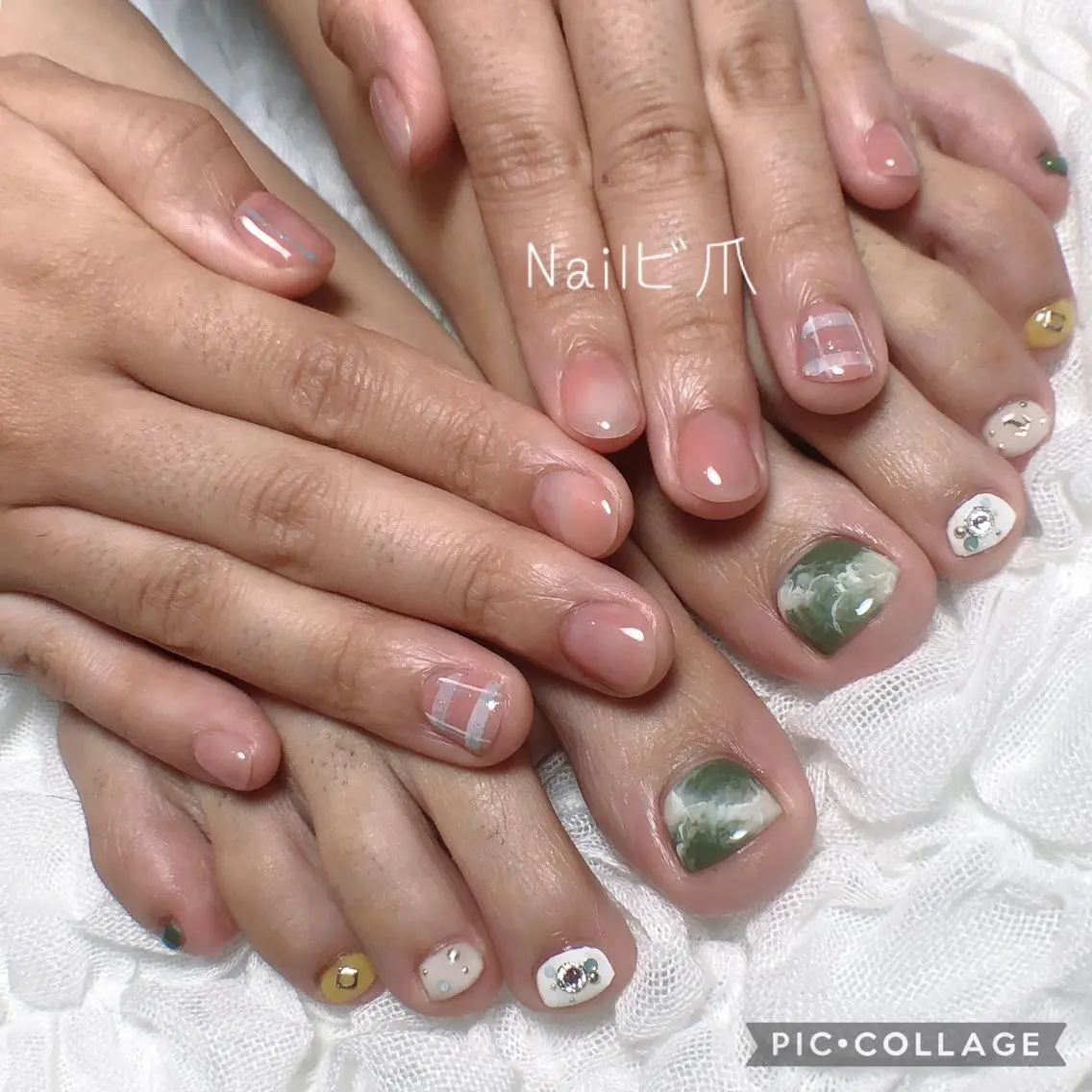 ネイル フットネイル Nail ビ爪のネイルデザイン