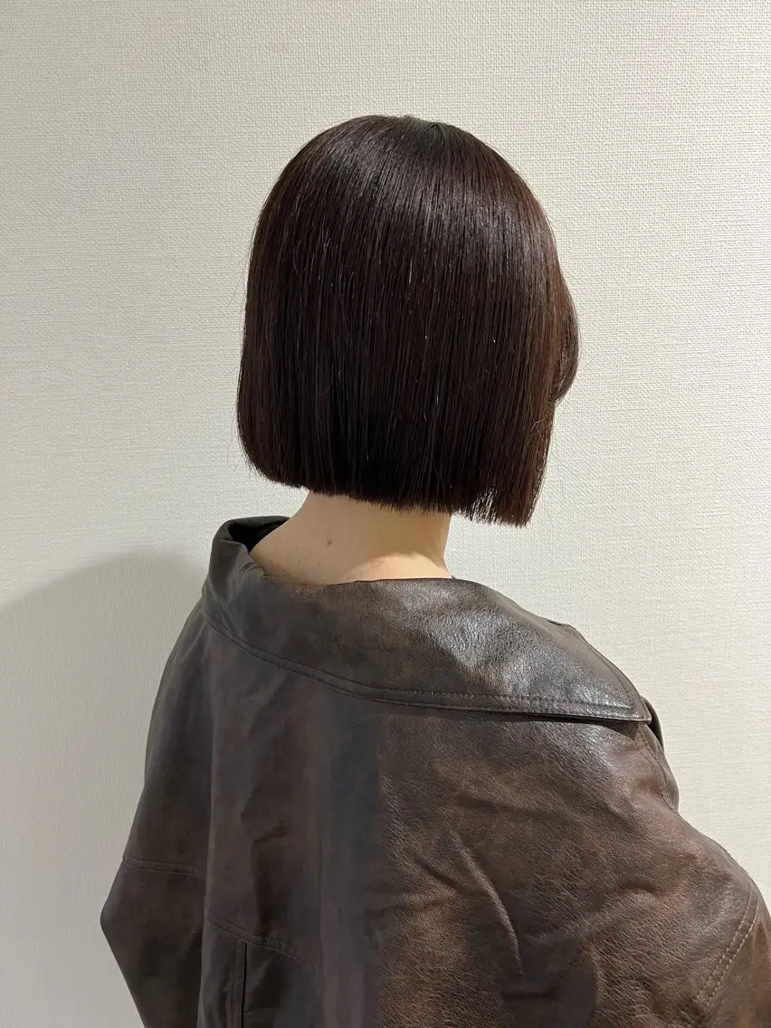 ショート ボブ 加納千華 /ボブ/ぱつっとボブのヘアスタイル