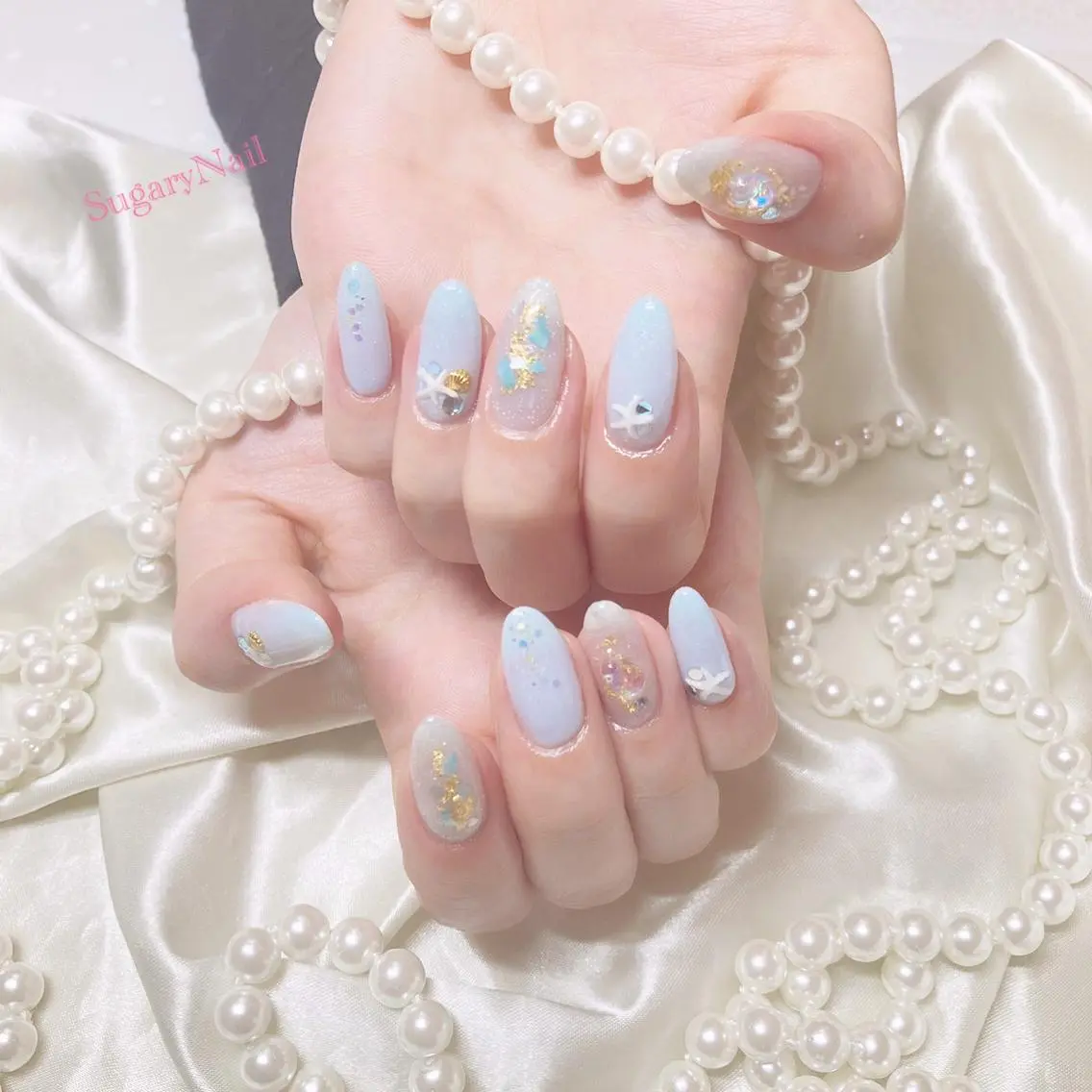 ネイル ハンドネイル フットネイル SugaryNail Rinaのネイルデザイン