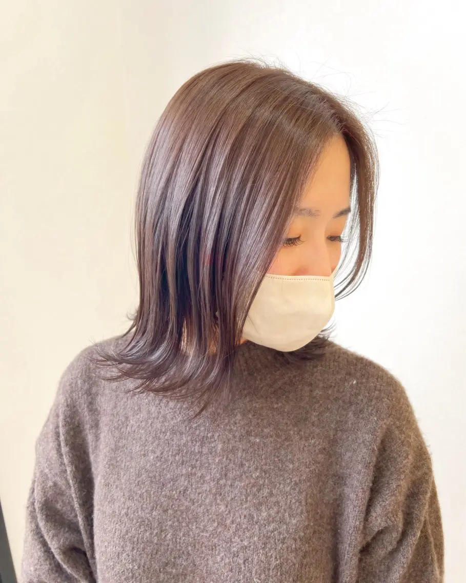 ミディアム カラー ヘアカラー トリートメント 鈴木 拓海のヘアスタイル
