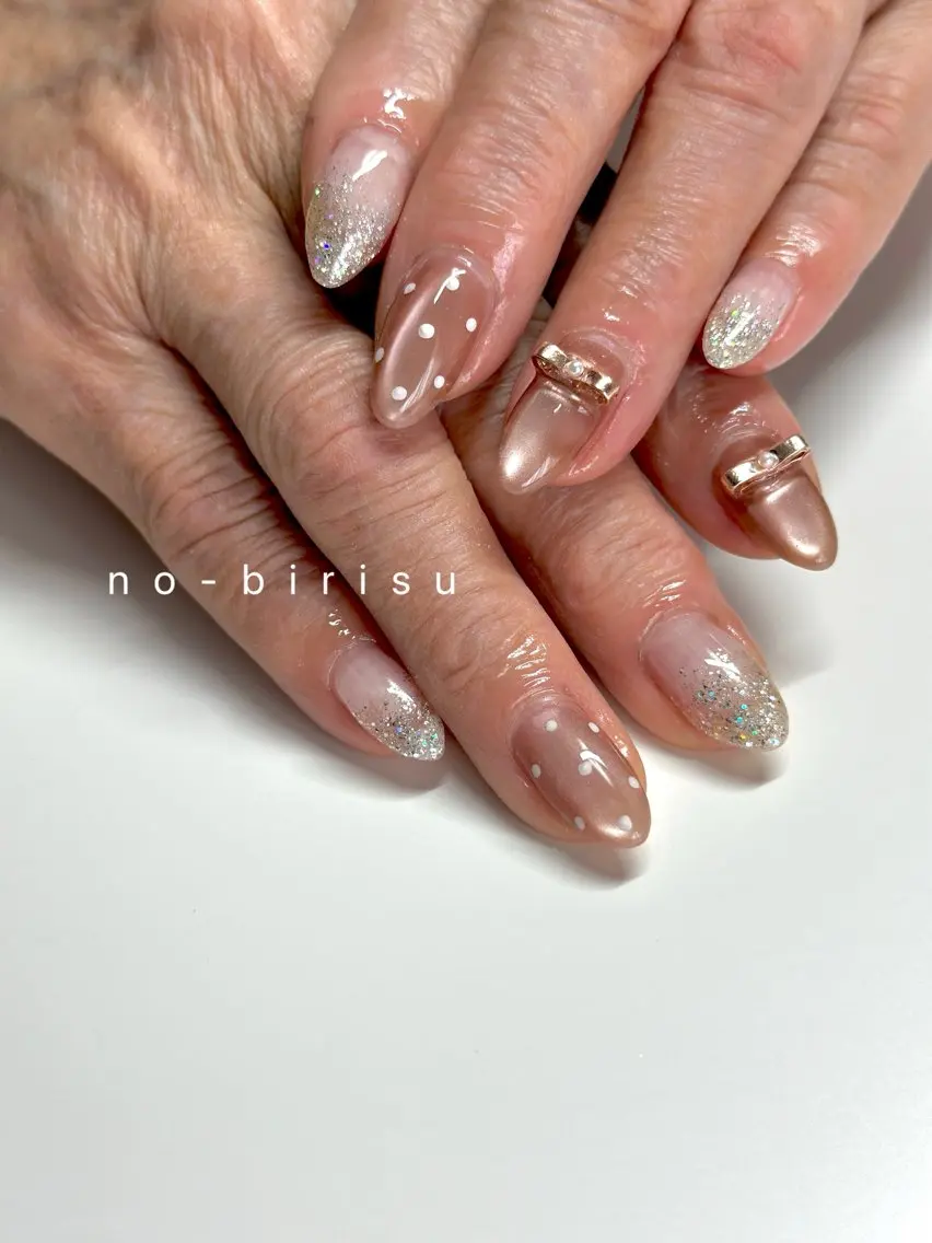 ミディアム ハンドネイル no-birisu nailのネイルデザイン