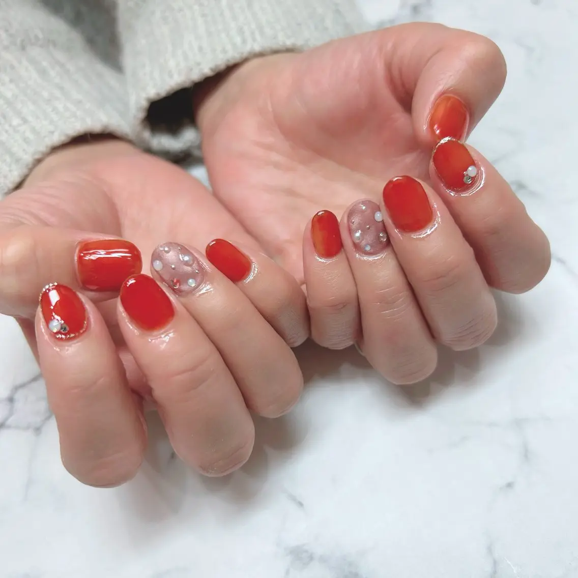 ネイル ドット シンプルネイル Nail salon Rubanのネイルデザイン