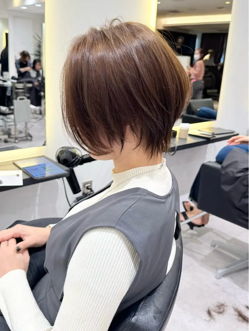 ショート 絶壁補正くびれ ショート✂️ 井川のヘアスタイル