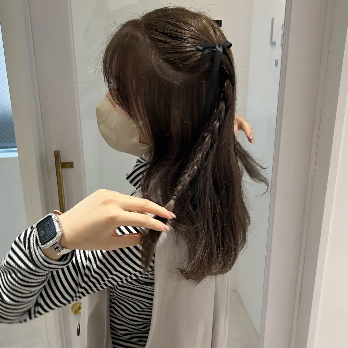 セミロング カラー ヘアアレンジ カット ヘアカラー トリートメント チアキ ジュリのヘアスタイル