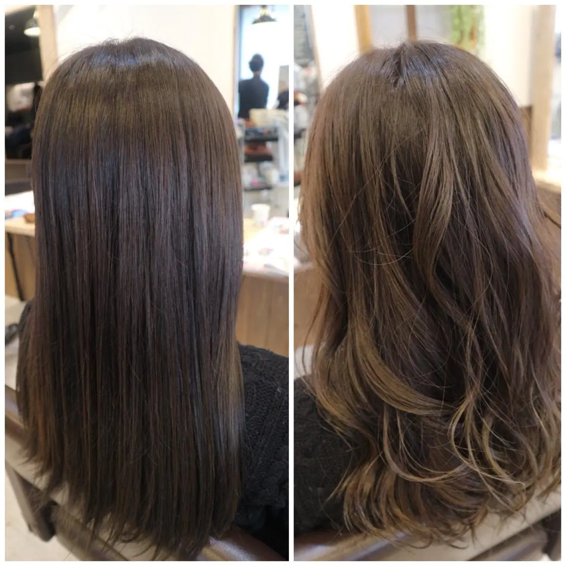 ロング カラー 土屋 ゆうこのヘアスタイル
