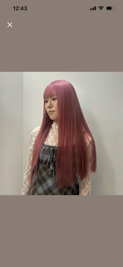 カラー 🍓垢抜けハイトーン 🍓HINAのヘアスタイル