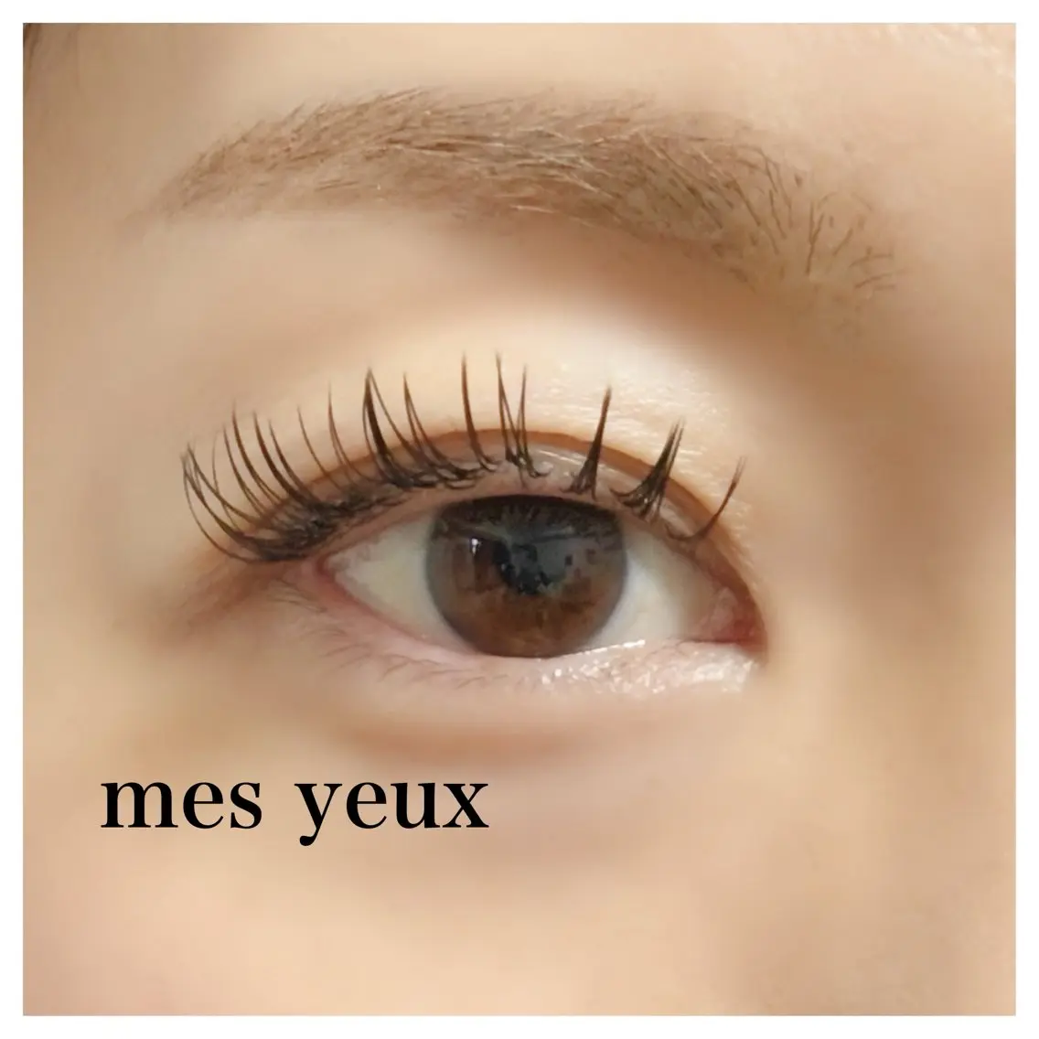 マツエク・マツパ フラットラッシュ マツエク mes yeux eye salon.の眉毛・アイブロウイメージ