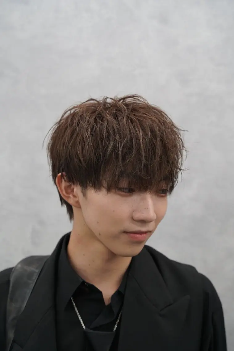 メンズ マッシュ メンズ特化 石田はるむのヘアスタイル