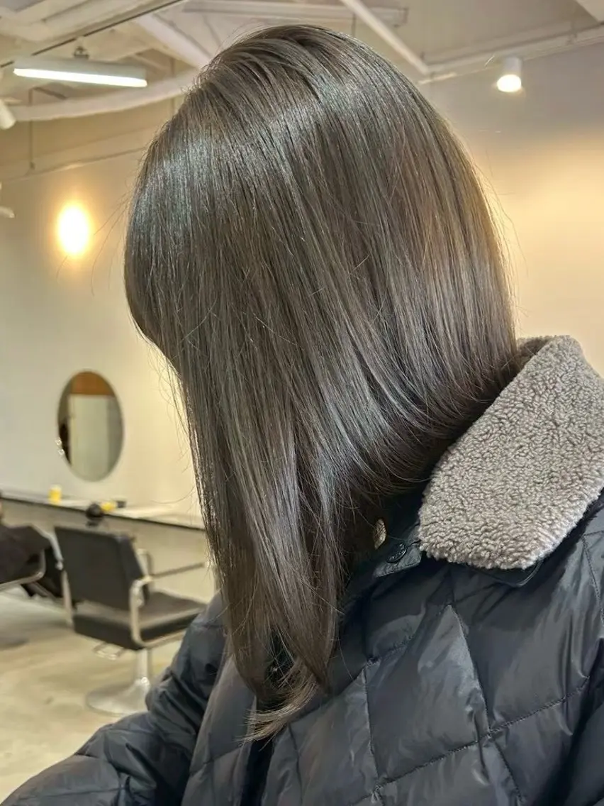 ミディアム LUCK rizunaのヘアスタイル