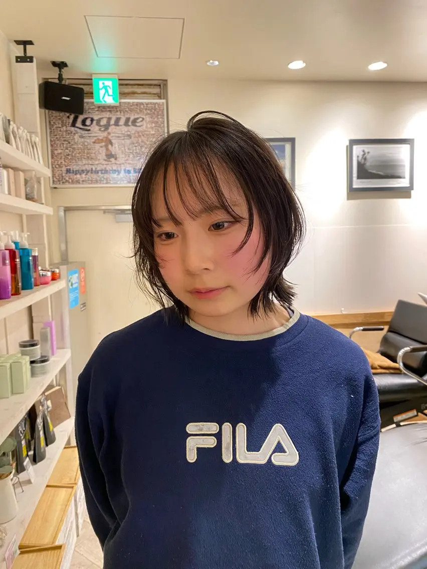 ショート カラー カット ヘアカラー ナチュラルヘア🫧 ナナミのヘアスタイル