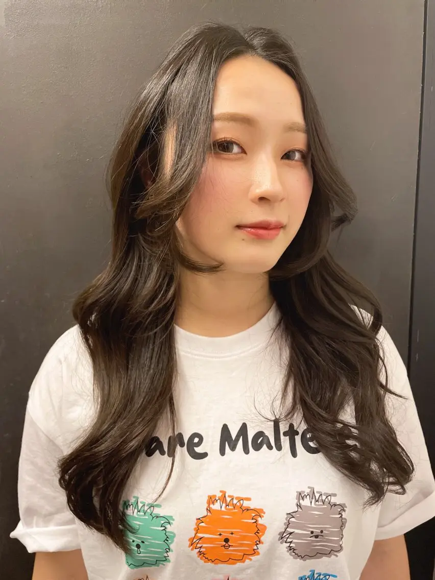 可愛いあの子はやってる!?カールの持ち実感🫶💓カット×前髪パーマ🍀の写真
