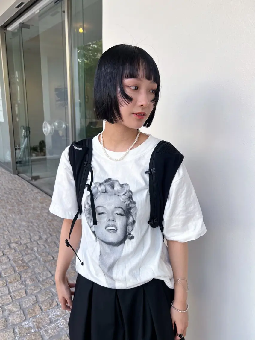 ミディアム カット kotoko 透け感カラーのヘアスタイル