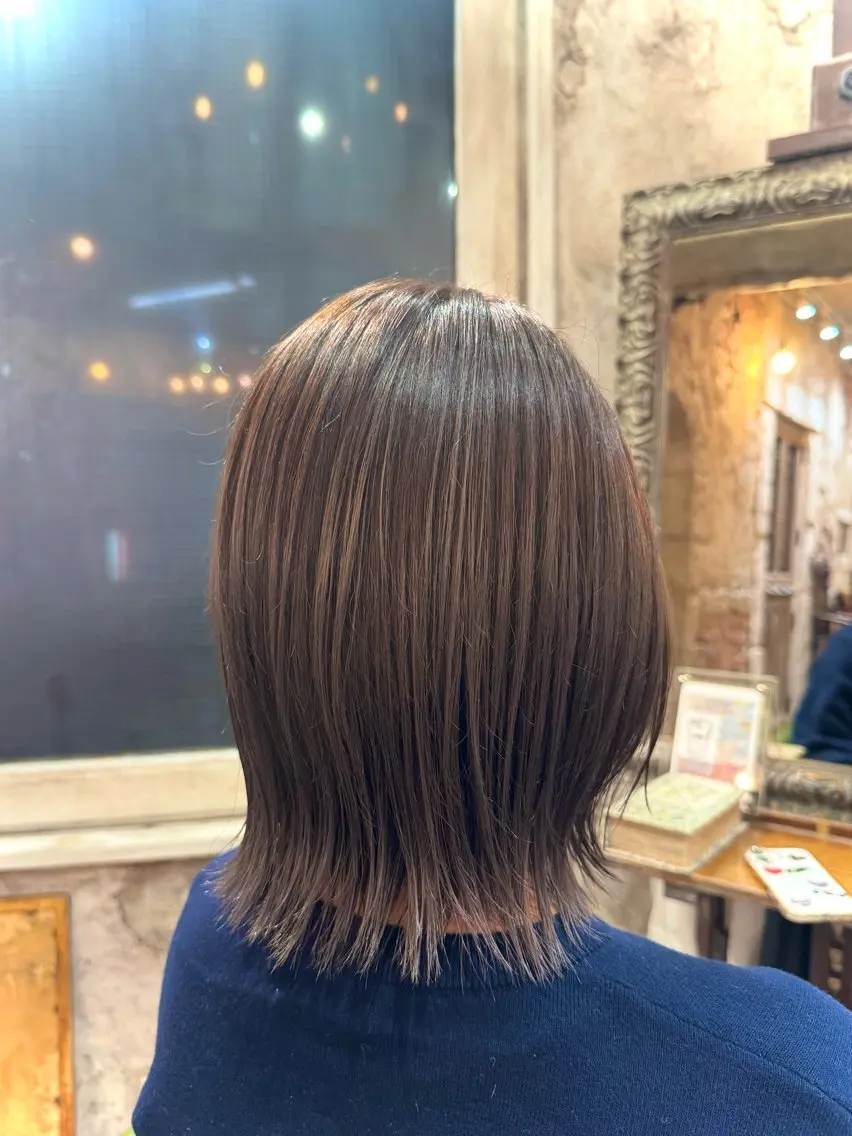 【平日限定】🌸カット+髪質改善カラー🌸の写真