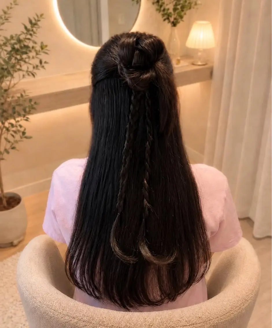 ロング カラー ヘアアレンジ ヘアカラー 🎀モデル募集中 ／nacha🎀のヘアスタイル