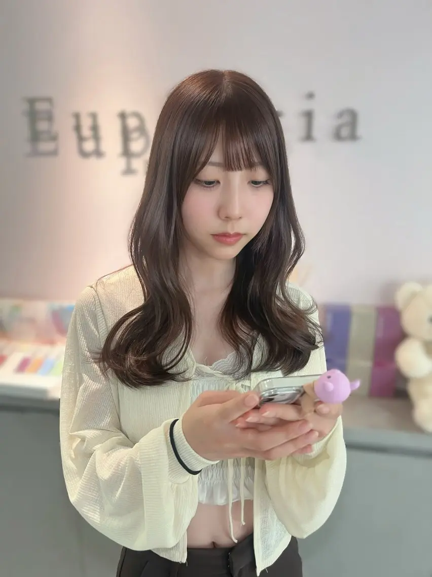 カラー カット ヘアカラー トリートメント 上品モテガーリー Rena🎀のヘアスタイル