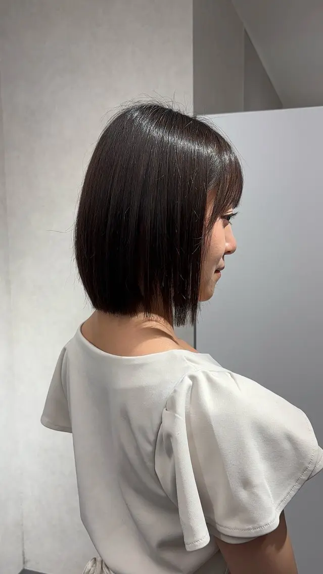ショート 結べるレイヤーカット /カラー/あさかのヘアスタイル