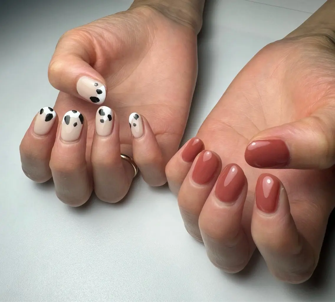 ネイル アニマル柄 白日-hakubi nail-のネイルデザイン