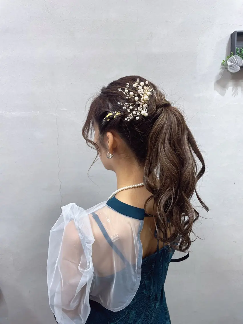 ヘアアレンジ Sallam Maenakaのヘアスタイル