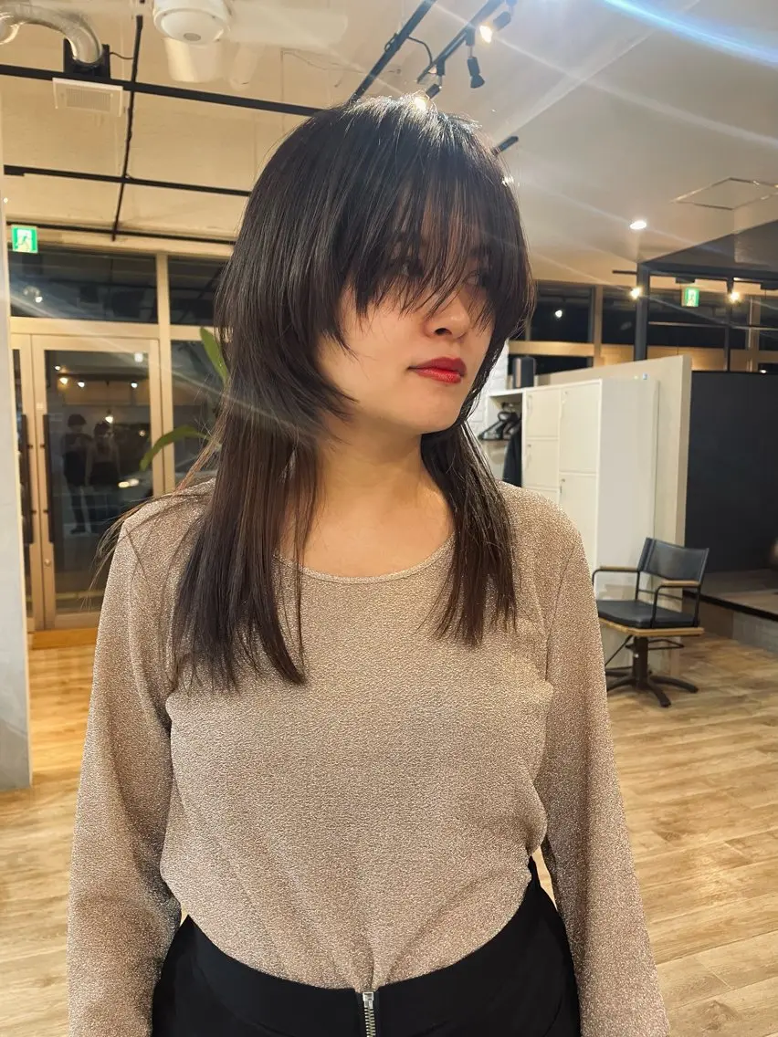 ロング パーマ Basis 田口豪司のヘアスタイル